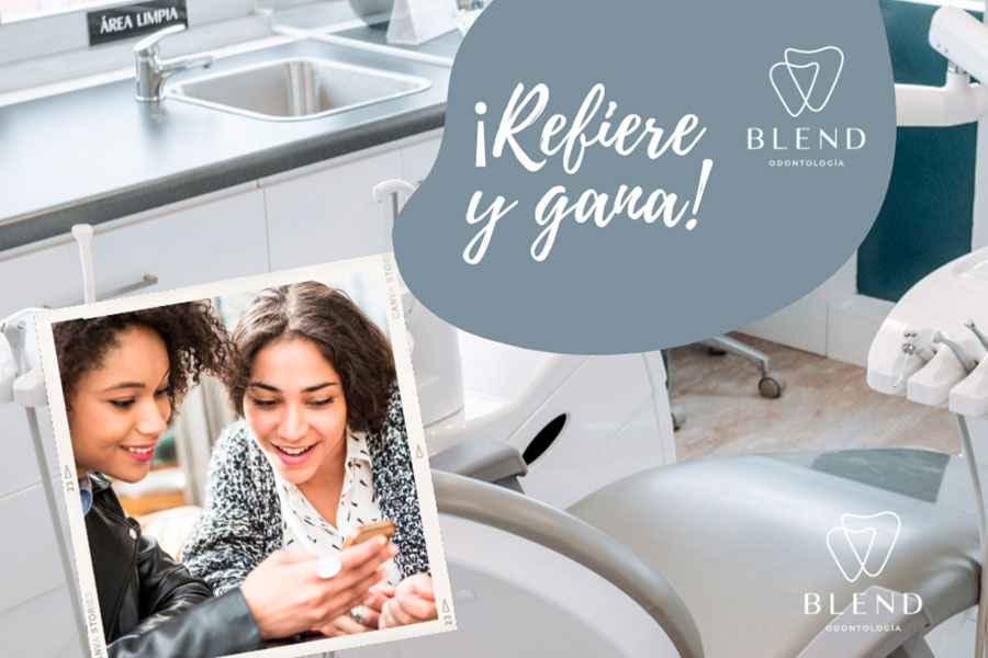 Refiere a centro odontológico Blend