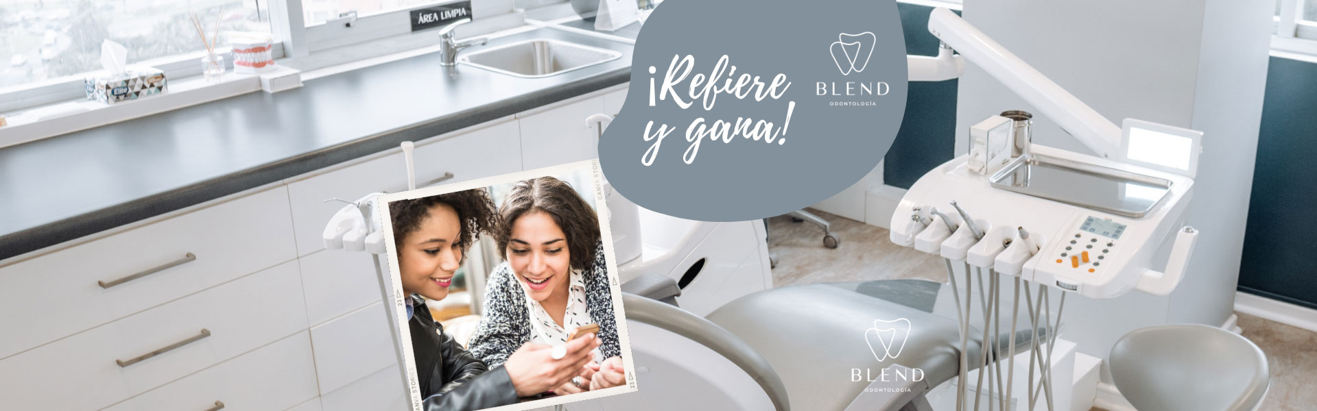 Refiere a centro odontológico Blend